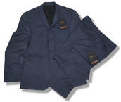 View Item Ben Sherman Slim Fit 3 Button Mod Suit Petrol Blue